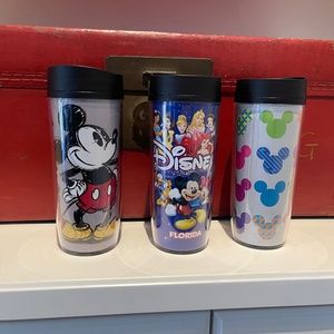 DISNEY TUMBLER BUNDLE SET OF 3 - BRAND NEW